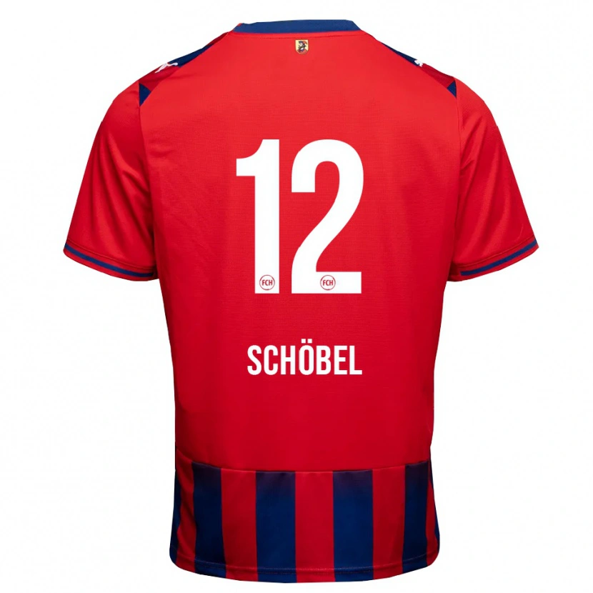 Danxen Homme Maillot Etienne Schöbel #12 Bleu Roi Blanc Rouge Tenues Domicile 2026/27 T-Shirt