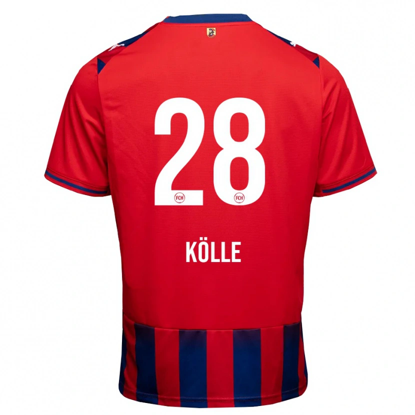 Danxen Homme Maillot Adam Kölle #28 Bleu Roi Blanc Rouge Tenues Domicile 2026/27 T-Shirt