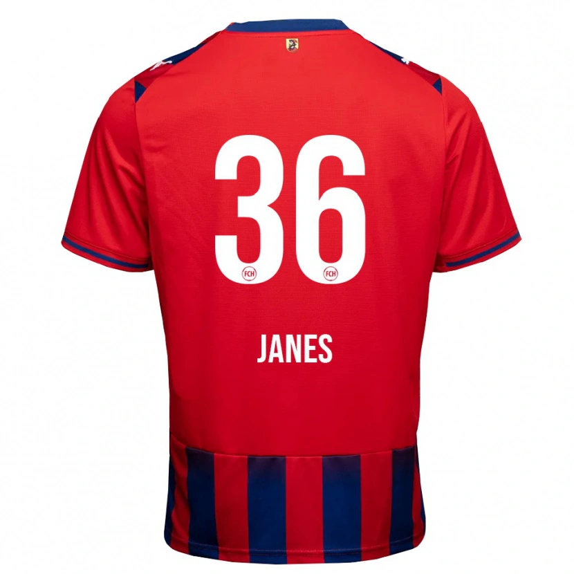 Danxen Homme Maillot Luka Janes #36 Bleu Roi Blanc Rouge Tenues Domicile 2026/27 T-Shirt
