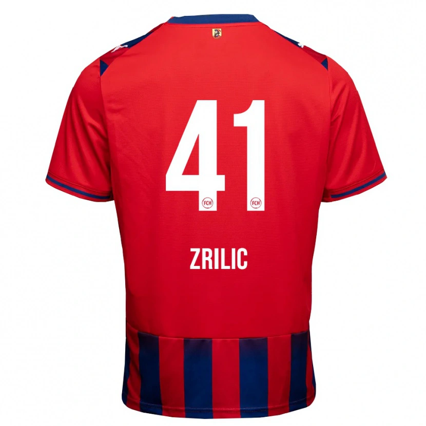 Danxen Homme Maillot Marko Zrilić #41 Bleu Roi Blanc Rouge Tenues Domicile 2026/27 T-Shirt