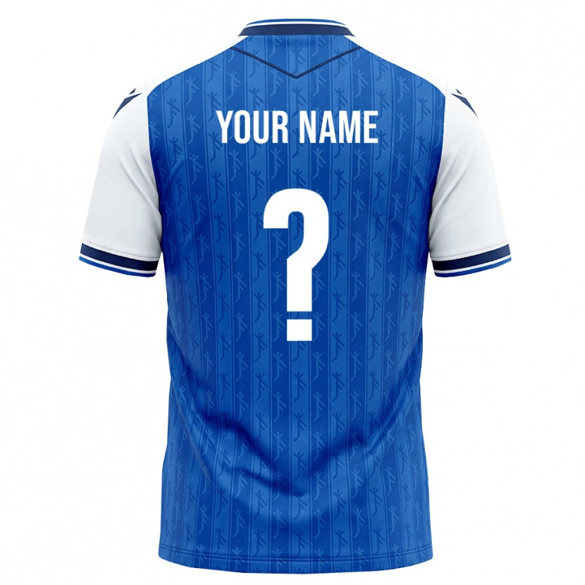 Danxen Homme Maillot Votre Nom #0 Bleu Roi Blanc Tenues Domicile 2026/27 T-Shirt