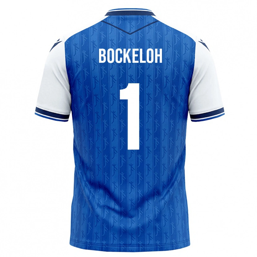 Danxen Homme Maillot Leonhard Bockeloh #1 Bleu Roi Blanc Tenues Domicile 2026/27 T-Shirt
