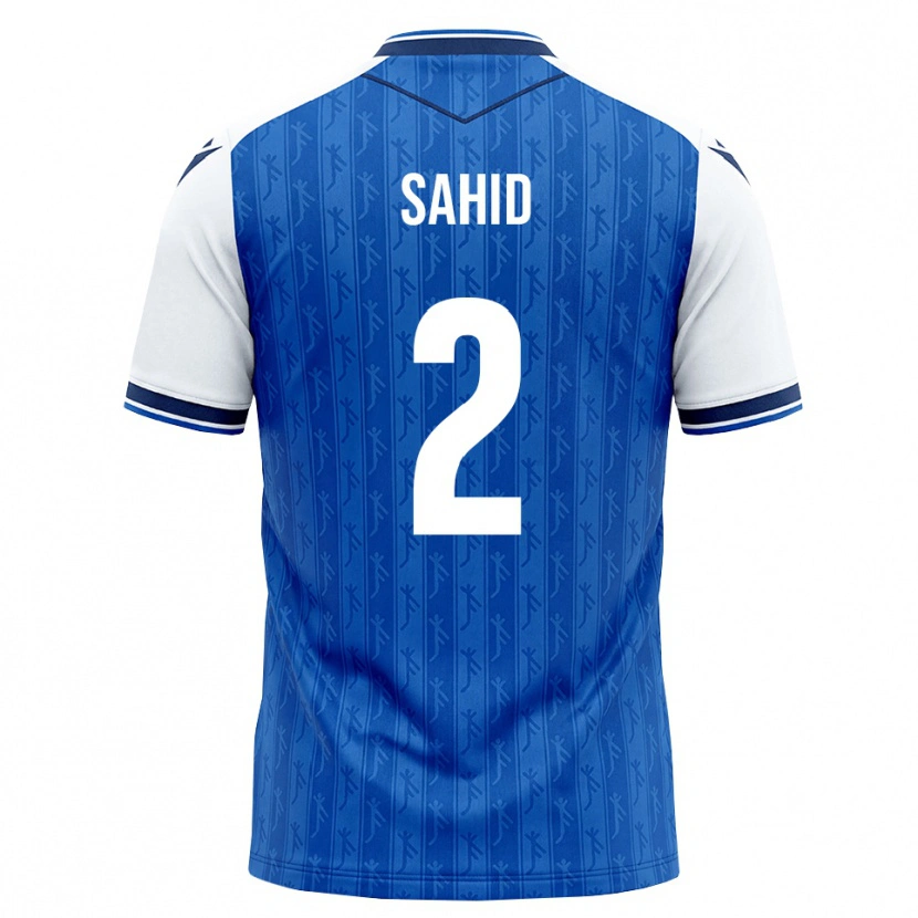 Danxen Homme Maillot Mohamed Sahid #2 Bleu Roi Blanc Tenues Domicile 2026/27 T-Shirt