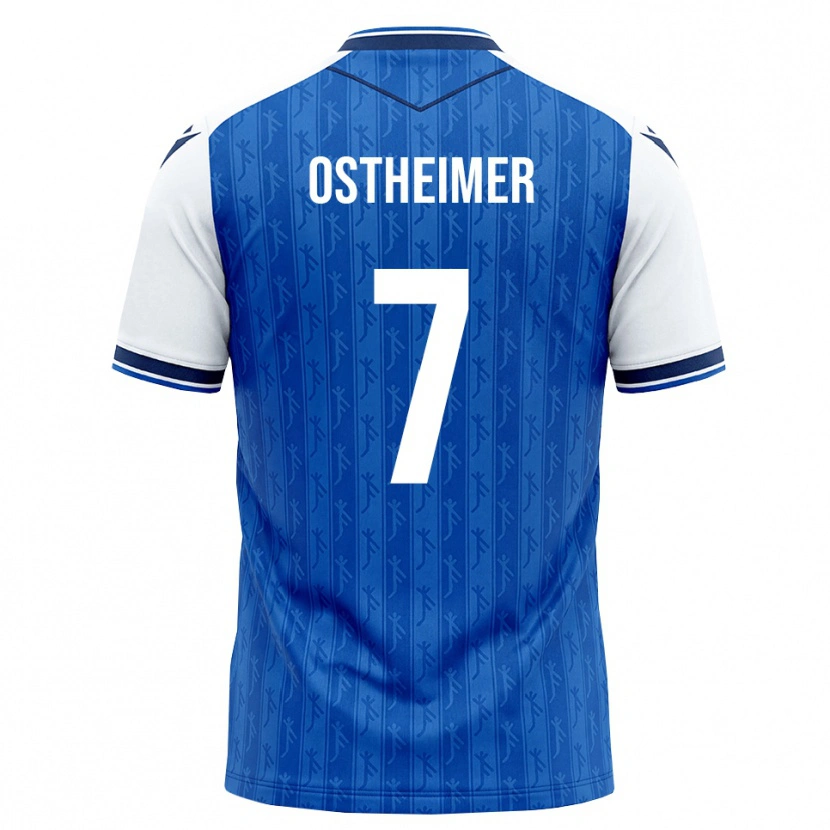 Danxen Homme Maillot Nevio Ostheimer #7 Bleu Roi Blanc Tenues Domicile 2026/27 T-Shirt