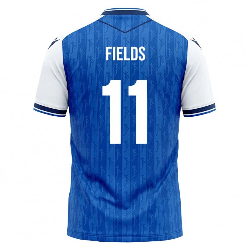 Danxen Homme Maillot Jykese Fields #11 Bleu Roi Blanc Tenues Domicile 2026/27 T-Shirt
