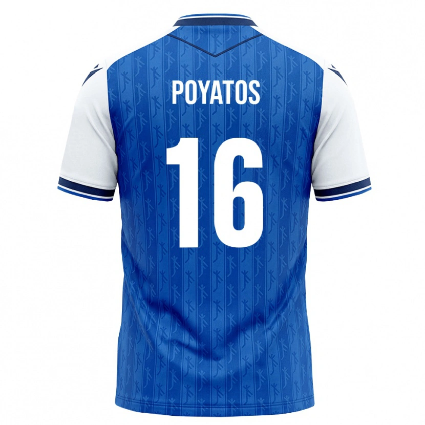 Danxen Homme Maillot Miguel Poyatos #16 Bleu Roi Blanc Tenues Domicile 2026/27 T-Shirt