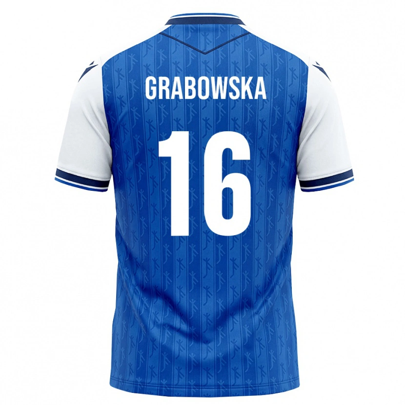 Danxen Homme Maillot Dominika Grabowska #16 Bleu Roi Blanc Tenues Domicile 2026/27 T-Shirt
