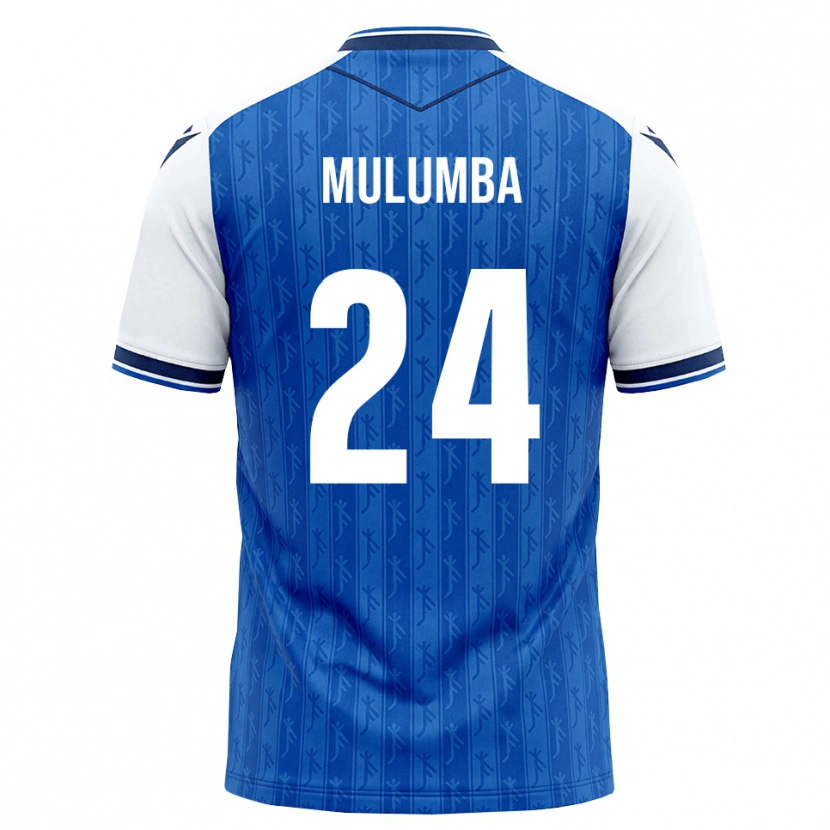 Danxen Homme Maillot David Mulumba #24 Bleu Roi Blanc Tenues Domicile 2026/27 T-Shirt