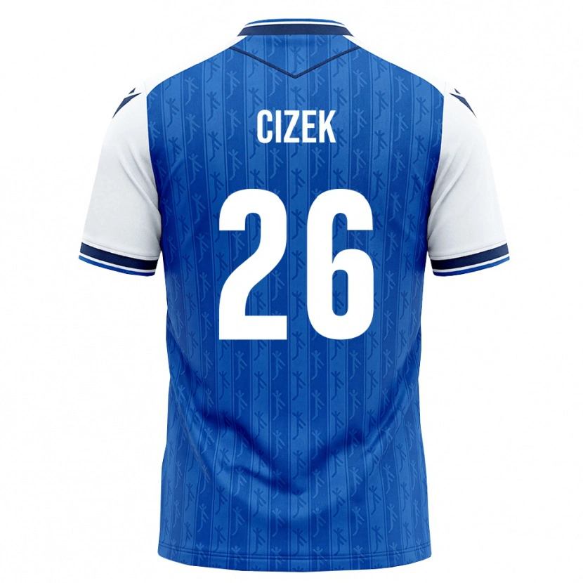 Danxen Homme Maillot Krystof Cizek #26 Bleu Roi Blanc Tenues Domicile 2026/27 T-Shirt