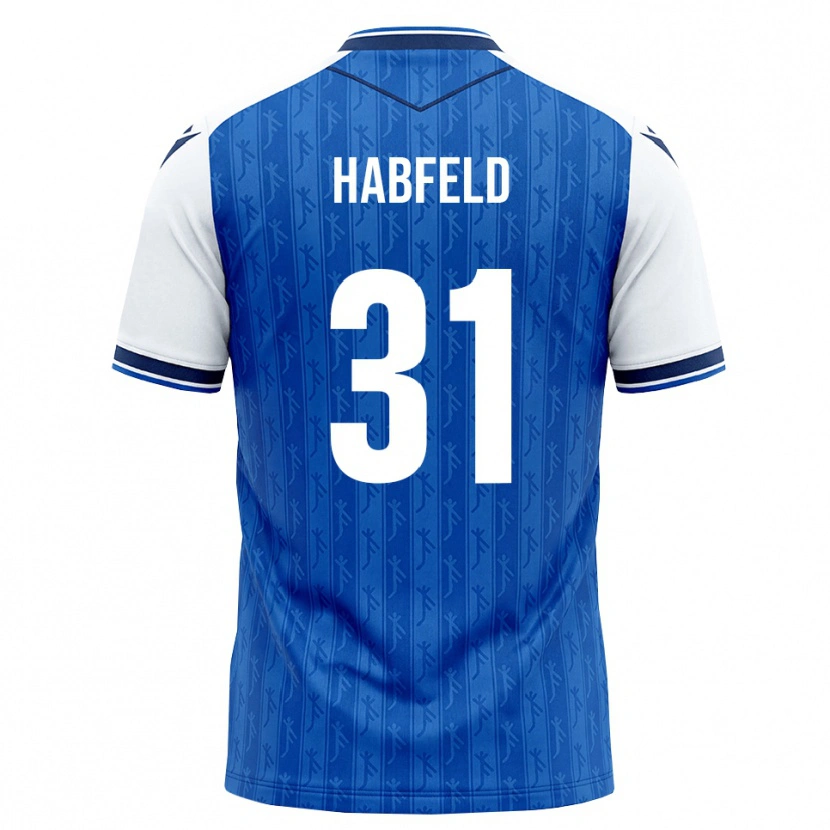 Danxen Homme Maillot Josef Haßfeld #31 Bleu Roi Blanc Tenues Domicile 2026/27 T-Shirt