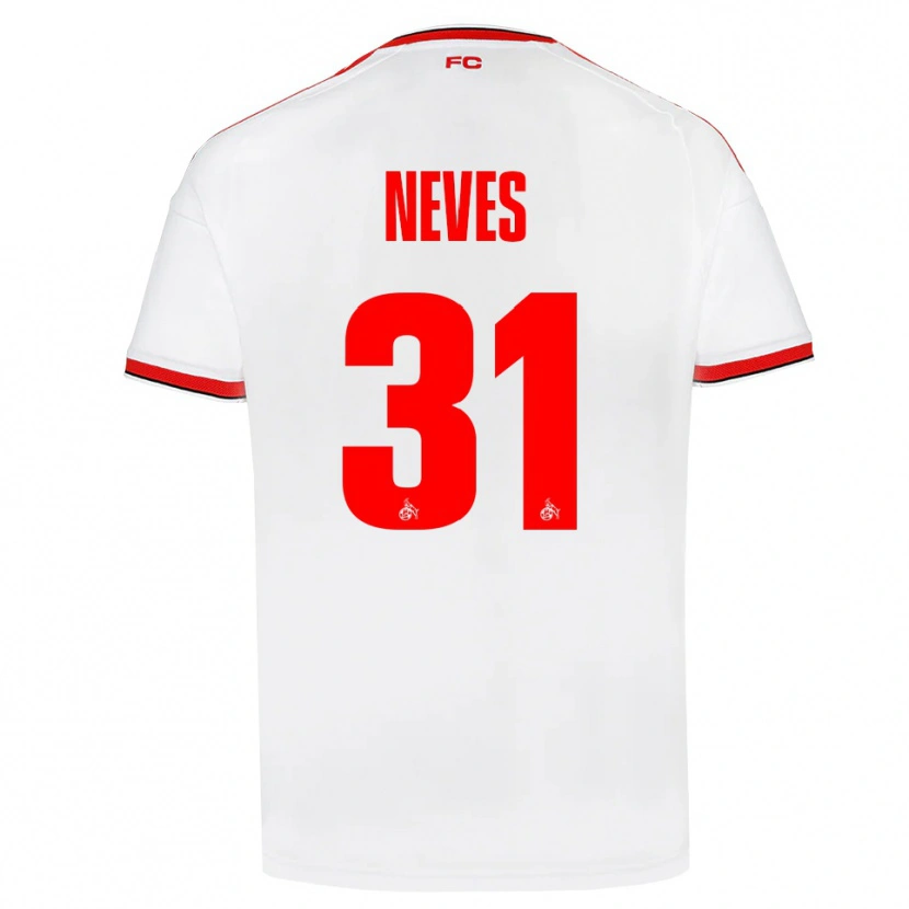 Danxen Homme Maillot Gil Neves #31 Blanc Rouge Noir Tenues Domicile 2026/27 T-Shirt