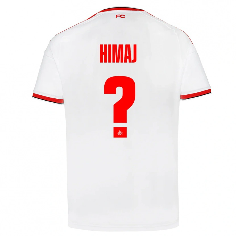Danxen Homme Maillot Leart Himaj #0 Blanc Rouge Noir Tenues Domicile 2026/27 T-Shirt
