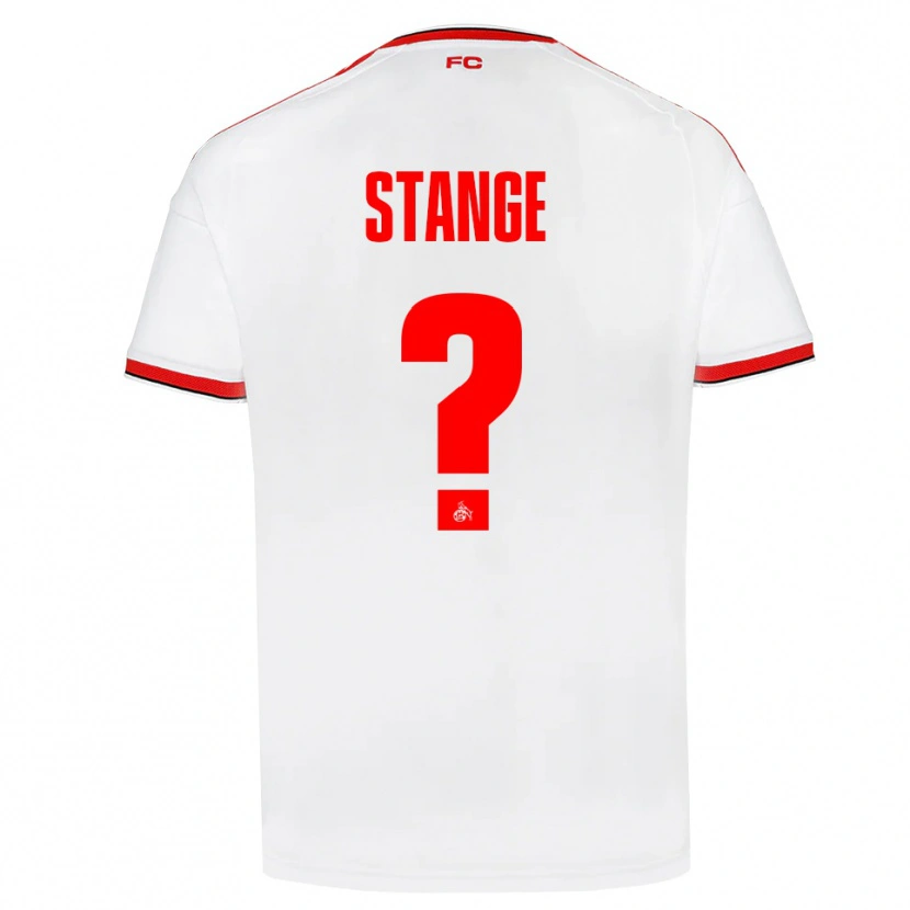Danxen Homme Maillot Julian Stange #0 Blanc Rouge Noir Tenues Domicile 2026/27 T-Shirt