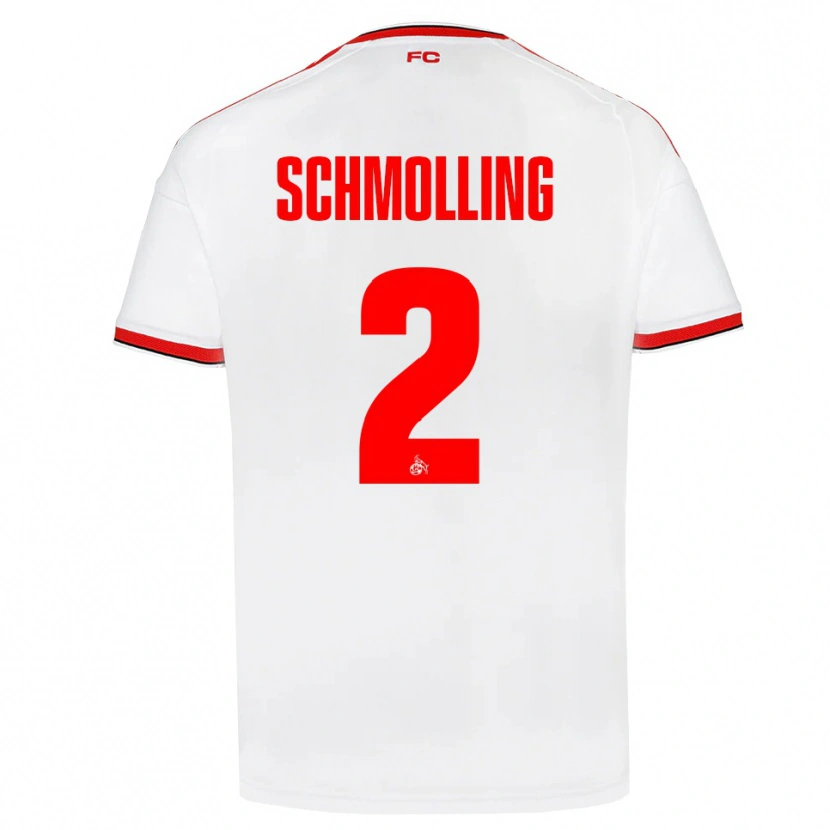 Danxen Homme Maillot Viktor Schmolling #2 Blanc Rouge Noir Tenues Domicile 2026/27 T-Shirt