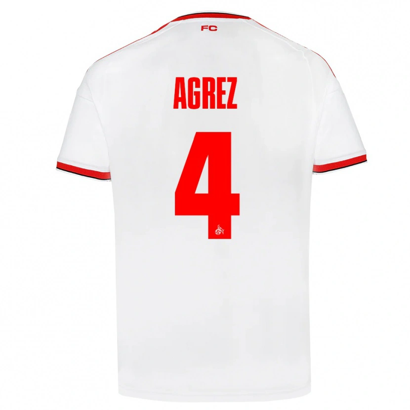 Danxen Homme Maillot Sara Agrež #4 Blanc Rouge Noir Tenues Domicile 2026/27 T-Shirt