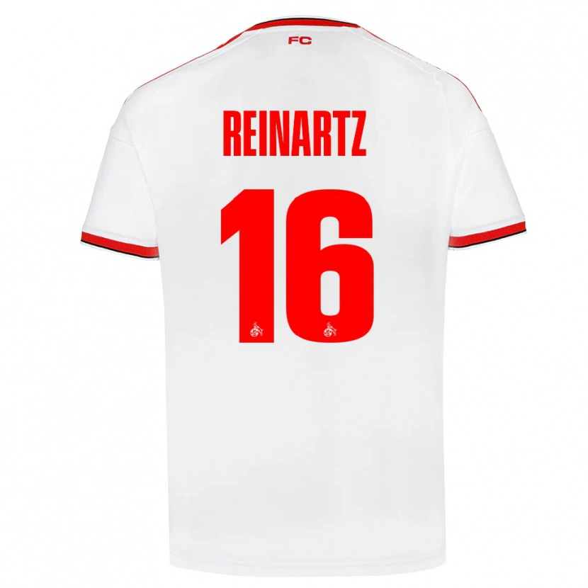 Danxen Homme Maillot Ben Reinartz #16 Blanc Rouge Noir Tenues Domicile 2026/27 T-Shirt