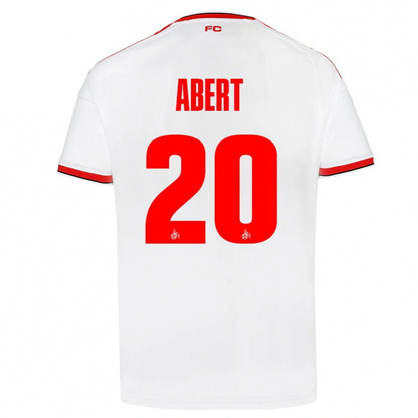 Danxen Homme Maillot Niklas Abert #20 Blanc Rouge Noir Tenues Domicile 2026/27 T-Shirt