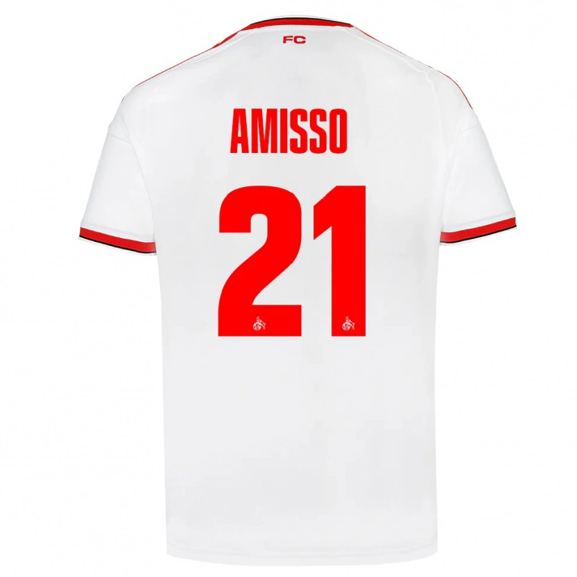 Danxen Homme Maillot Gabriel Amisso #21 Blanc Rouge Noir Tenues Domicile 2026/27 T-Shirt