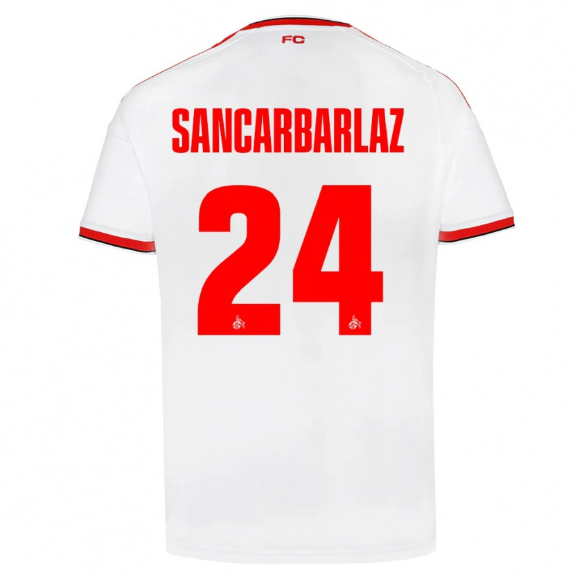 Danxen Homme Maillot Keyhan Sancarbarlaz #24 Blanc Rouge Noir Tenues Domicile 2026/27 T-Shirt