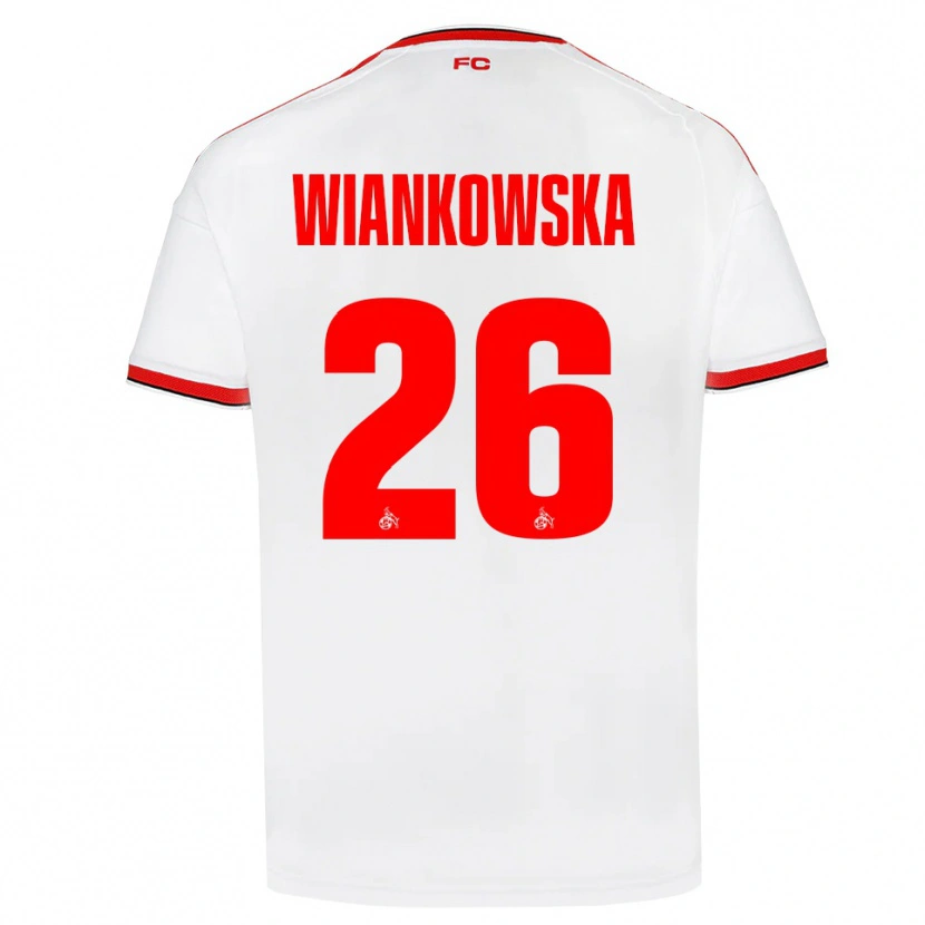 Danxen Homme Maillot Martyna Wiankow­ska #26 Blanc Rouge Noir Tenues Domicile 2026/27 T-Shirt