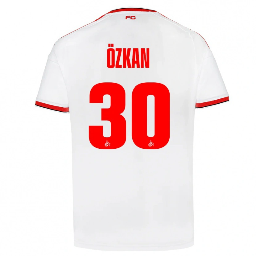 Danxen Homme Maillot Mikail Özkan #30 Blanc Rouge Noir Tenues Domicile 2026/27 T-Shirt