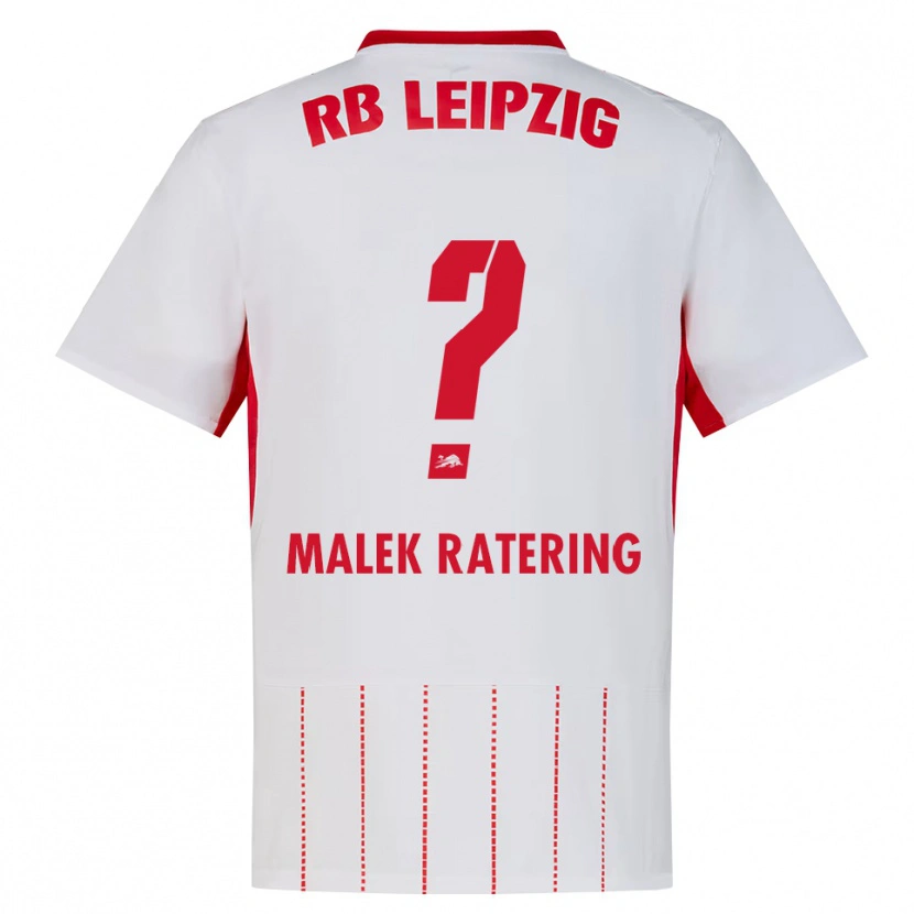 Danxen Homme Maillot Jaro-Malek Ratering #0 Rouge Blanc Jaune Tenues Domicile 2026/27 T-Shirt