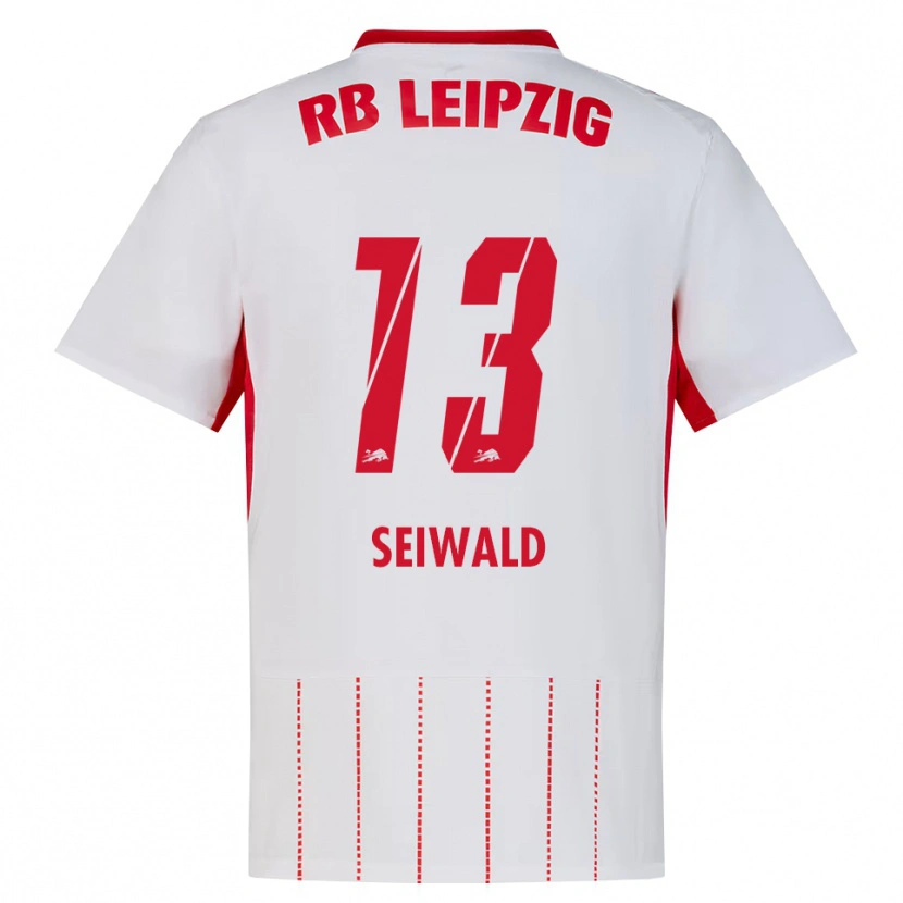 Danxen Homme Maillot Nicolas Seiwald #13 Rouge Blanc Jaune Tenues Domicile 2026/27 T-Shirt