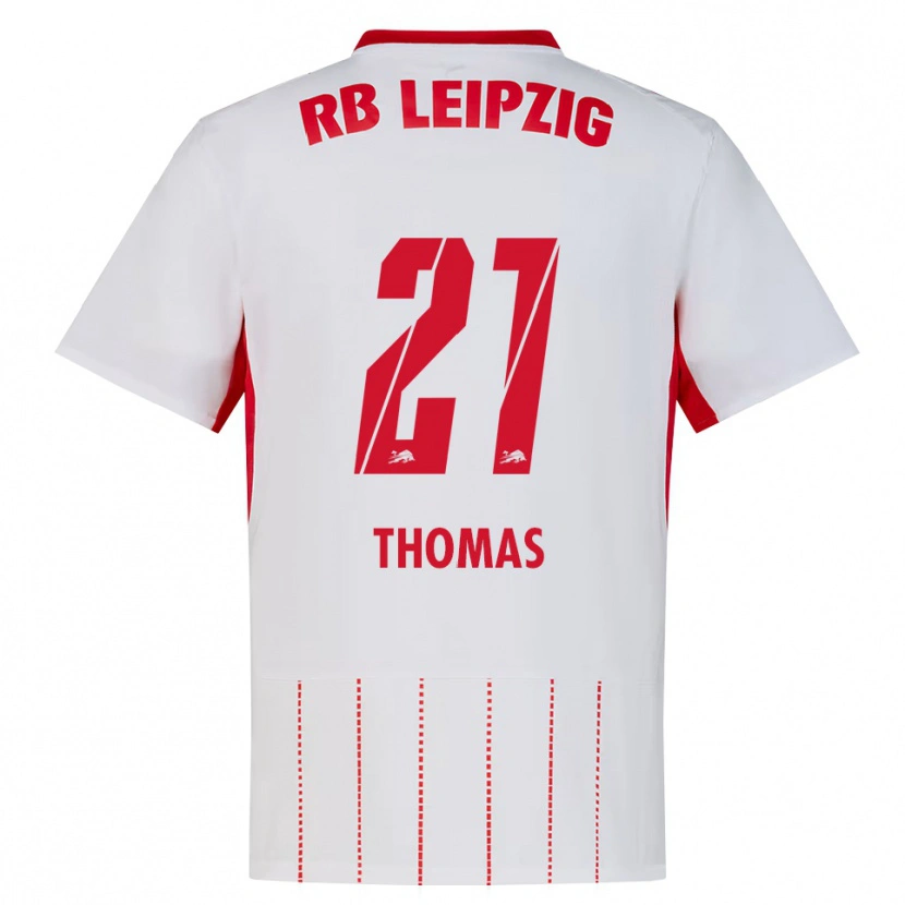 Danxen Homme Maillot Ayodele Thomas #21 Rouge Blanc Jaune Tenues Domicile 2026/27 T-Shirt