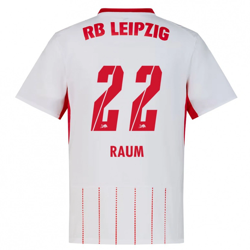 Danxen Homme Maillot David Raum #22 Rouge Blanc Jaune Tenues Domicile 2026/27 T-Shirt