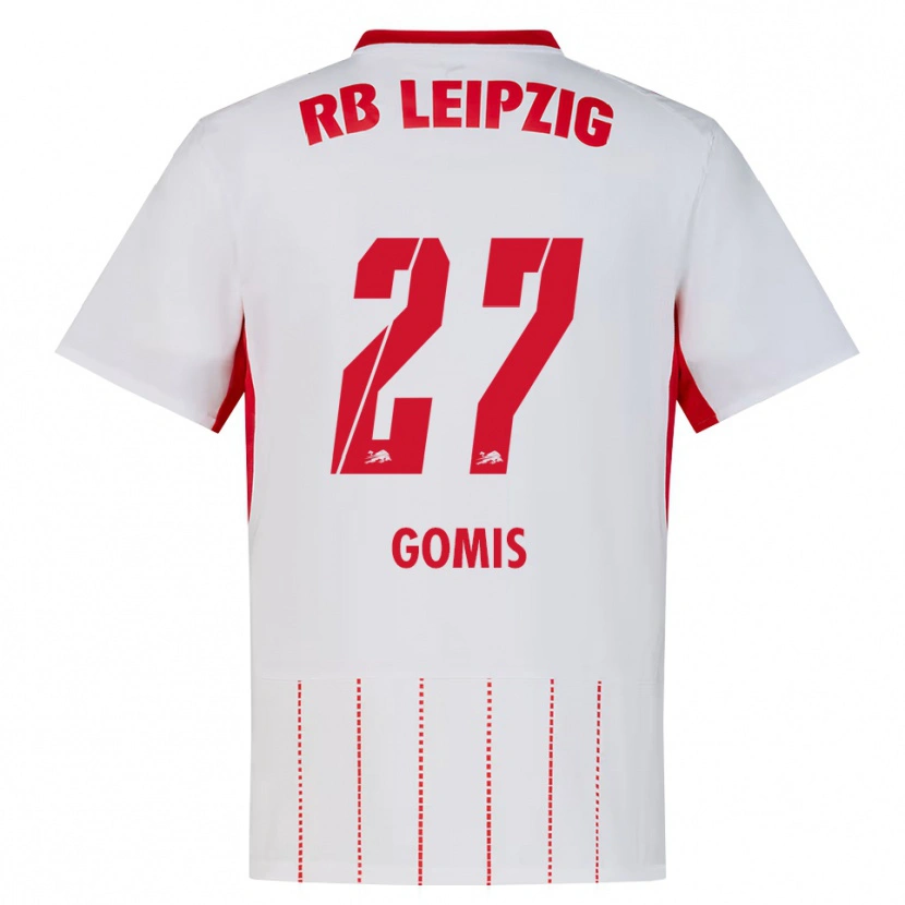 Danxen Homme Maillot Tidiam Gomis #27 Rouge Blanc Jaune Tenues Domicile 2026/27 T-Shirt