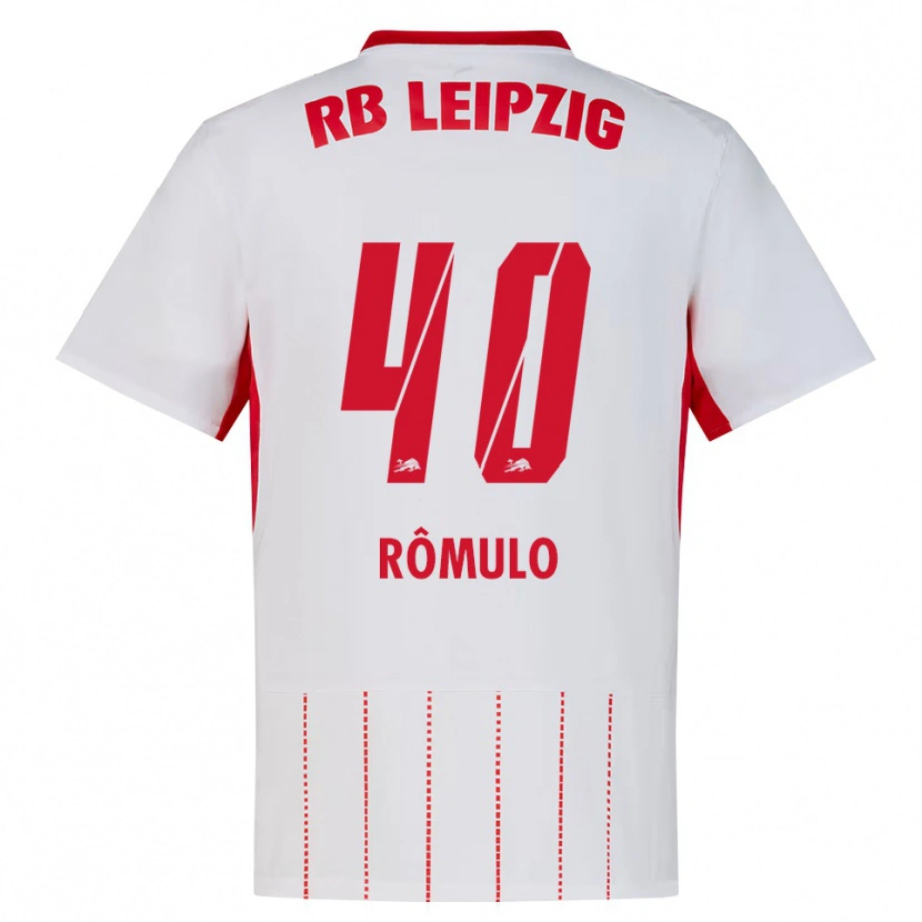 Danxen Homme Maillot Rômulo José Cardoso Da Cruz #40 Rouge Blanc Jaune Tenues Domicile 2026/27 T-Shirt