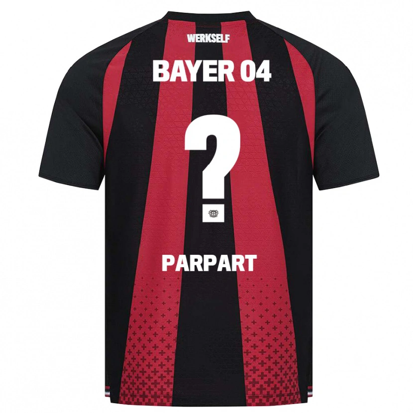 Danxen Homme Maillot Luis Parpart #0 Noir Blanc Rouge Tenues Domicile 2026/27 T-Shirt