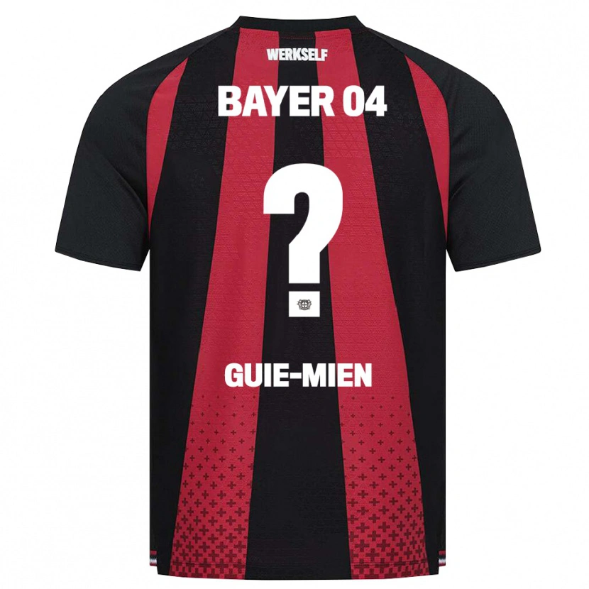 Danxen Homme Maillot Samuel Guie-Mien #0 Noir Blanc Rouge Tenues Domicile 2026/27 T-Shirt
