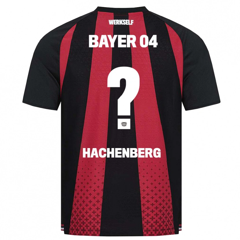 Danxen Homme Maillot Merlin Hachenberg #0 Noir Blanc Rouge Tenues Domicile 2026/27 T-Shirt