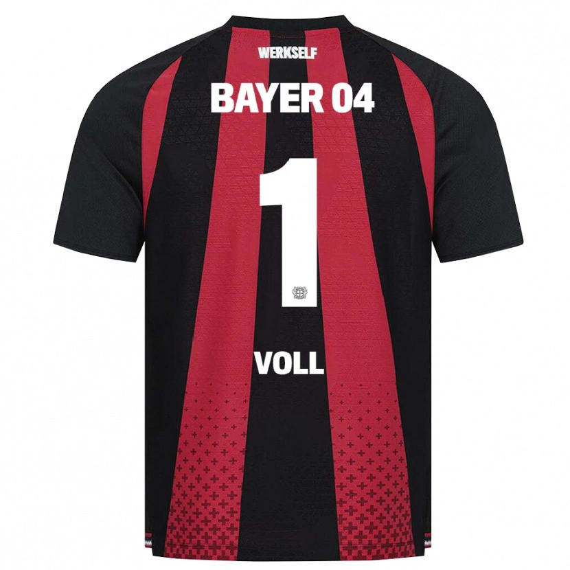 Danxen Homme Maillot Charlotte Voll #1 Noir Blanc Rouge Tenues Domicile 2026/27 T-Shirt