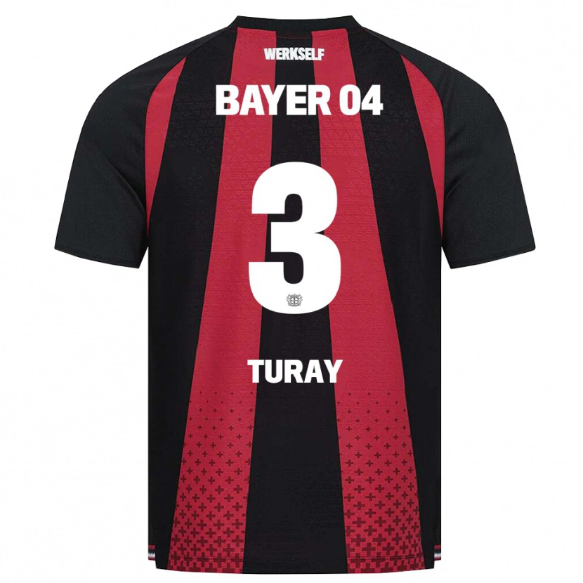Danxen Homme Maillot Osman Turay #3 Noir Blanc Rouge Tenues Domicile 2026/27 T-Shirt