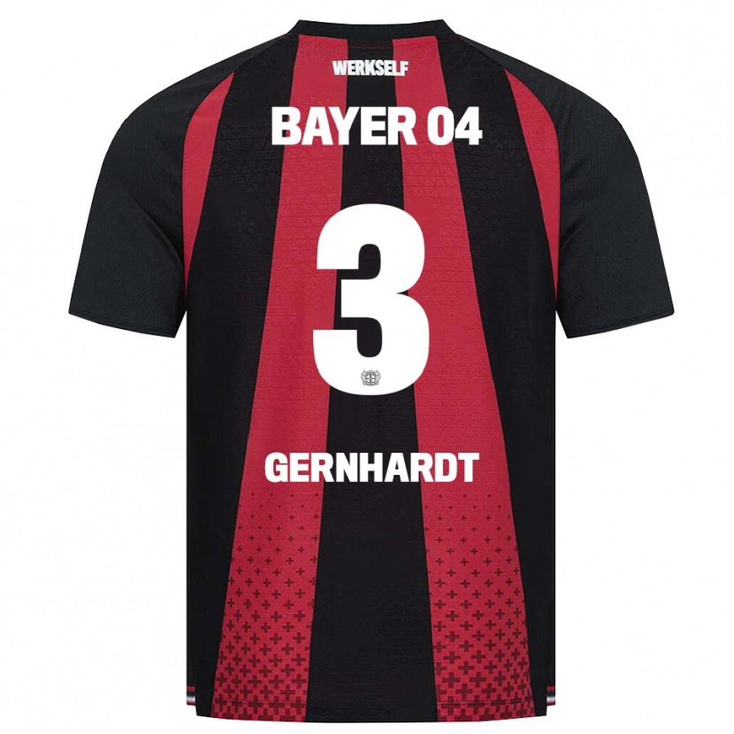 Danxen Homme Maillot Nils Gernhardt #3 Noir Blanc Rouge Tenues Domicile 2026/27 T-Shirt