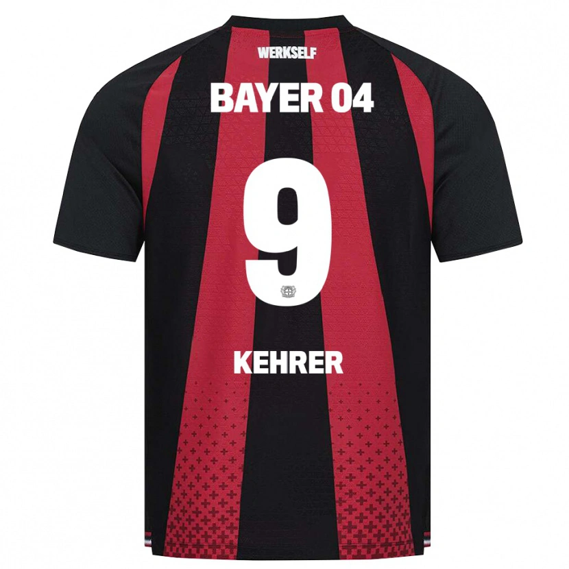 Danxen Homme Maillot Caroline Kehrer #9 Noir Blanc Rouge Tenues Domicile 2026/27 T-Shirt