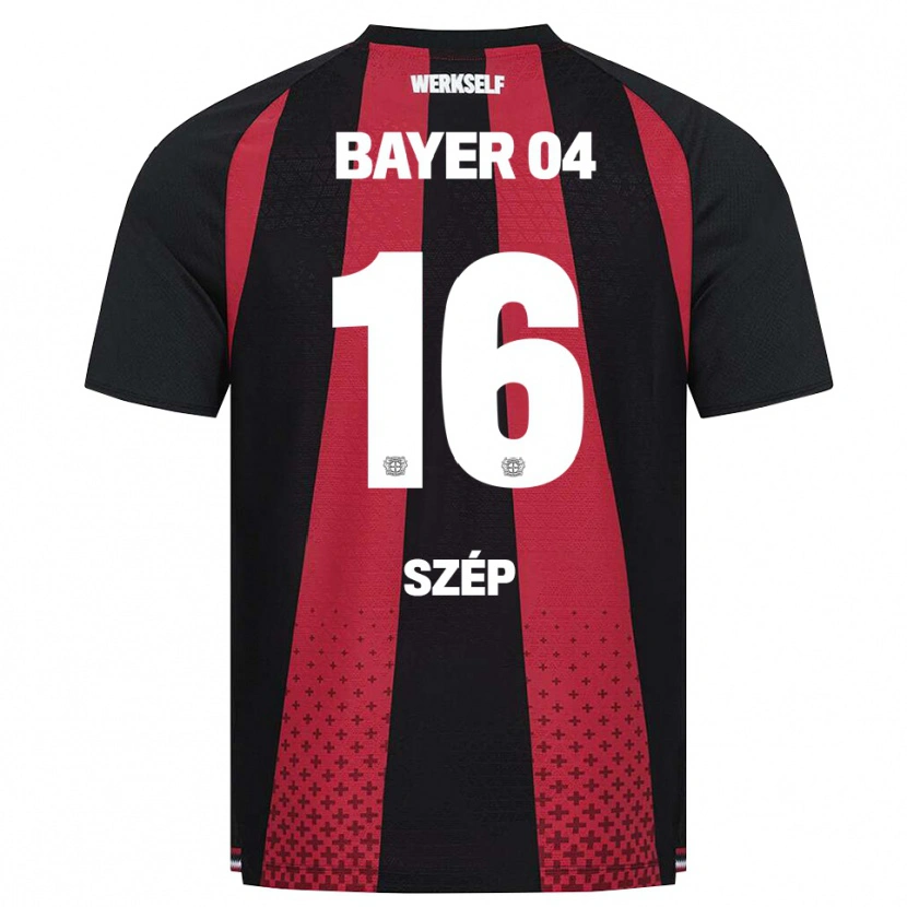 Danxen Homme Maillot Márton Szép #16 Noir Blanc Rouge Tenues Domicile 2026/27 T-Shirt
