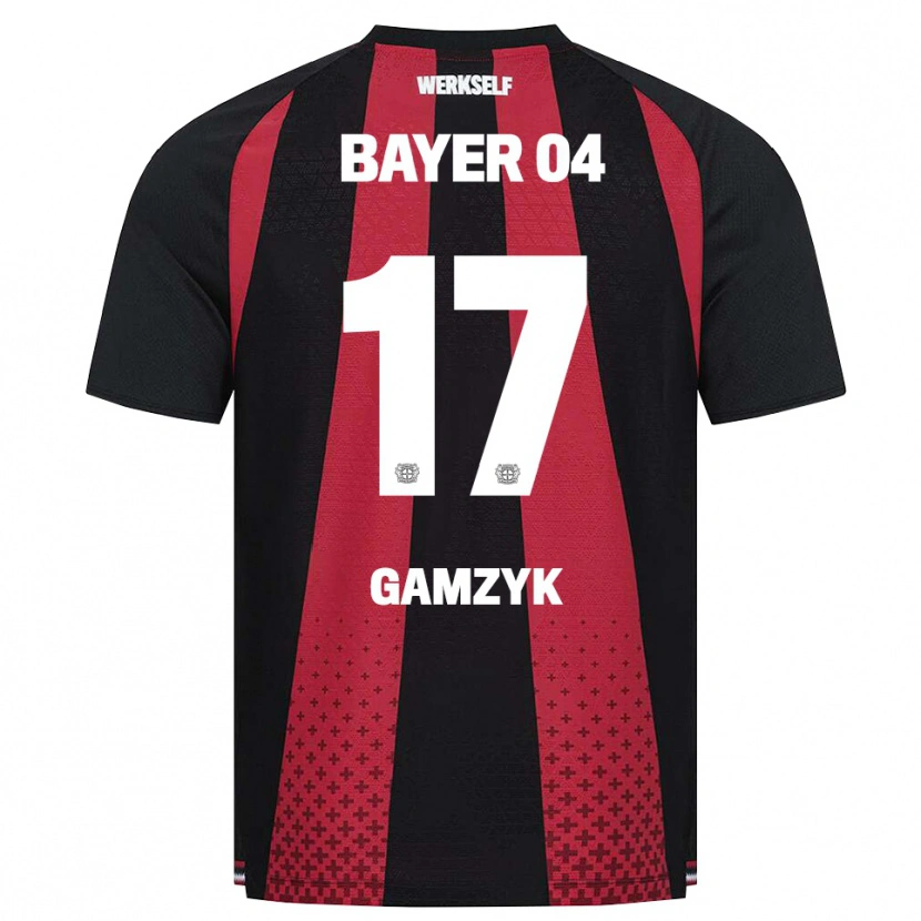 Danxen Homme Maillot Andriy Gamzyk #17 Noir Blanc Rouge Tenues Domicile 2026/27 T-Shirt