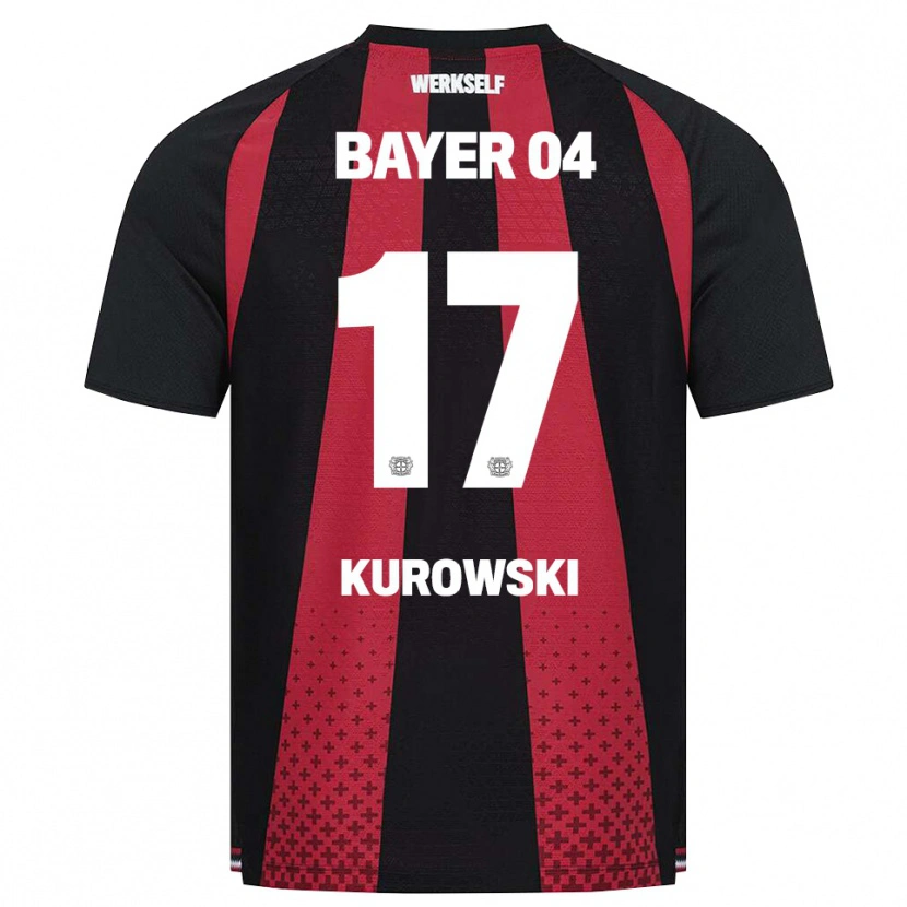 Danxen Homme Maillot Julien Kurowski #17 Noir Blanc Rouge Tenues Domicile 2026/27 T-Shirt