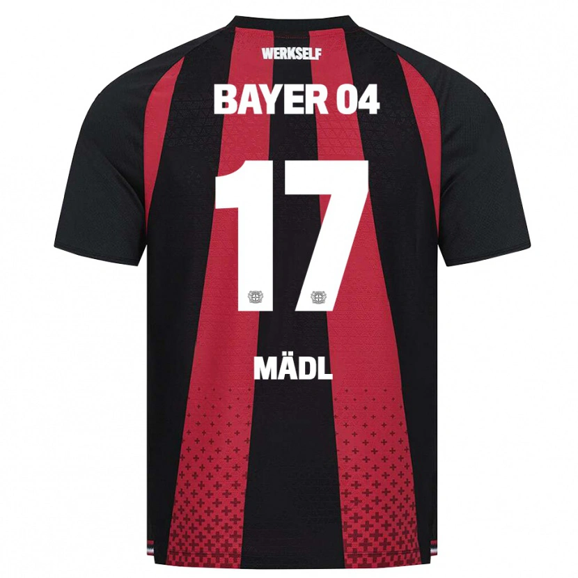 Danxen Homme Maillot Valentina Mädl #17 Noir Blanc Rouge Tenues Domicile 2026/27 T-Shirt
