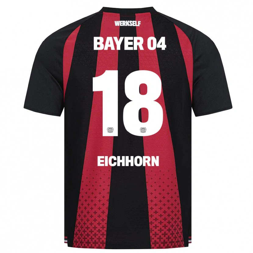 Danxen Homme Maillot Kennet Eichhorn #18 Noir Blanc Rouge Tenues Domicile 2026/27 T-Shirt