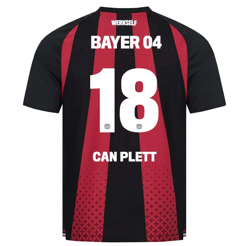 Danxen Homme Maillot Nico Can Plett #18 Noir Blanc Rouge Tenues Domicile 2026/27 T-Shirt