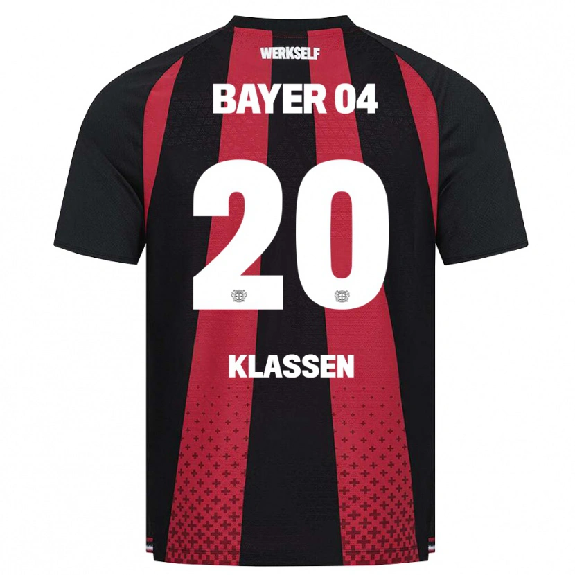 Danxen Homme Maillot Ole Klaßen #20 Noir Blanc Rouge Tenues Domicile 2026/27 T-Shirt