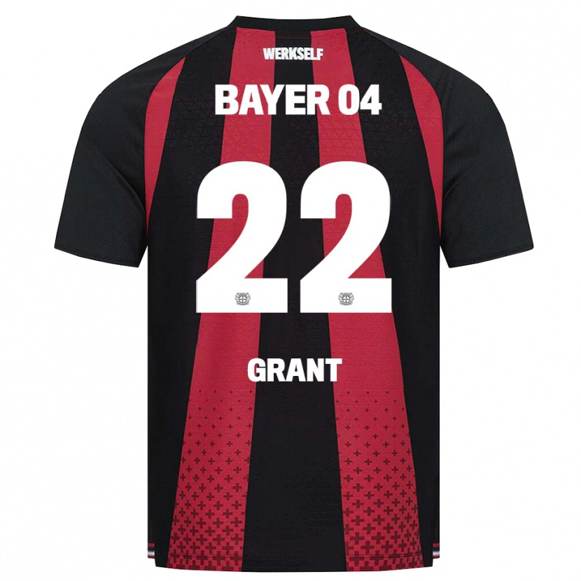Danxen Homme Maillot Ruby Grant #22 Noir Blanc Rouge Tenues Domicile 2026/27 T-Shirt