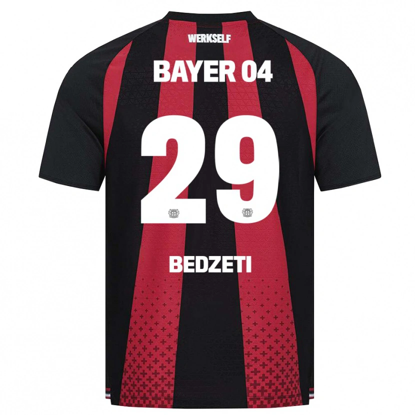 Danxen Homme Maillot Valon Bedzeti #29 Noir Blanc Rouge Tenues Domicile 2026/27 T-Shirt