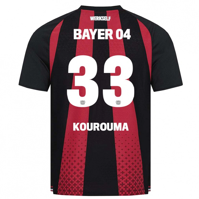 Danxen Homme Maillot Fakouman Kourouma #33 Noir Blanc Rouge Tenues Domicile 2026/27 T-Shirt