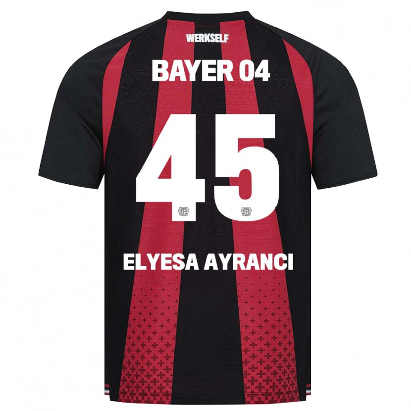 Danxen Homme Maillot Yuşa Elyesa Ayrancı #45 Noir Blanc Rouge Tenues Domicile 2026/27 T-Shirt