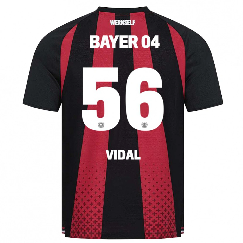 Danxen Homme Maillot Juliette Vidal #56 Noir Blanc Rouge Tenues Domicile 2026/27 T-Shirt